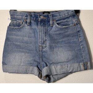 Urban Outfitters BDG Mom High Rise denim pre-cuffed shorts! Sz 24 See Descripti.